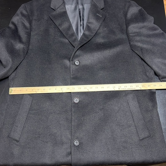 Saddlebred Men's 3 Button Winter Formal Trench Coat - Picture 10 of 12